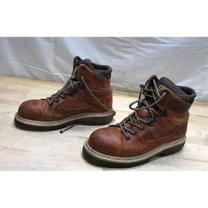 Dr.martens Ironbridge leather steel toe work boots brown Mens 10 ladies 11
